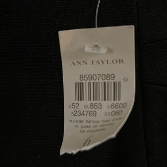 Ann Taylor Black skirt size 6 new with tags - Picture 4 of 4